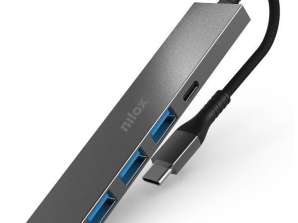HUB USB Nilox 3XUSB3.0 1XUSBC