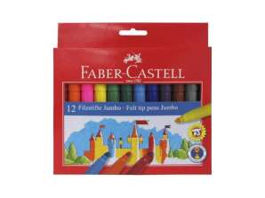 Faber Castell CF12 MARQUEURS JUMBO IL CASTELLO