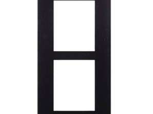 2N VER CADRE POUR FLUSH INS 2 MOD NOIR