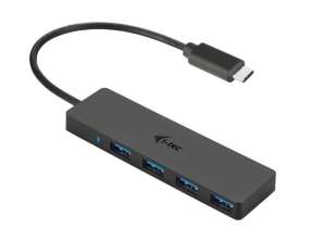 I Tec USB 3.1 TYP C SLIM 4 PORT BK