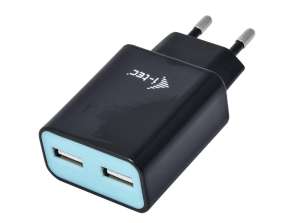 I Tec USB LADEGERÄT 2 PORT 2.4A SCHWARZ
