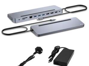I Tec USB C METAL4K 3XDISPLAY PD100 100W