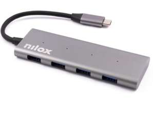 Nilox HUB USB C VERS 4 USB 3.0