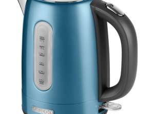 BOUILLOIRE SENCOR 1.7L BLEU MÉTALLISÉ