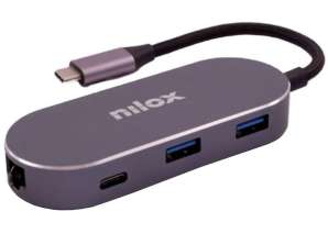 Nilox MINI DOCKING STAT HDMI 3USB ETH