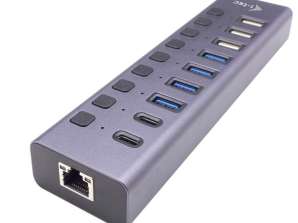 I Tec USB3.0/C CHARGHUB9PORTLAN P.ADAPT60