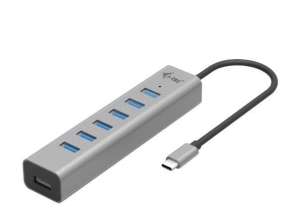 I Tec USB C AUFLADUNG METAL HUB 7 ANSCHLÜSSE