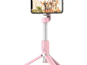 Bluetooth Selfie Stick InstaPic (ροζ) ~ triha | Ασύρματο Photo Stick | Φορητό Selfie Stick