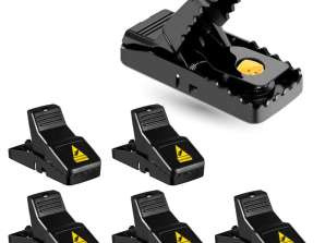 4X Mousetrap Mousetrap Musfälla Vole Trap Återanvändbar fälla för mus Råtta Musfälla råttfälla för hem och trädgård