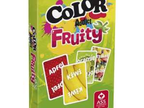 Color Addict Fruity Card Game 33 feuilles dans une boîte pliante Un plaisir coloré pour tout le monde