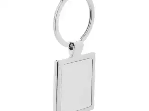 Rectangular Keychain in Grey Stylish & Practical