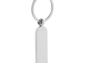 Argent Cirque Porte-clés Design Élégant 100 Caractères