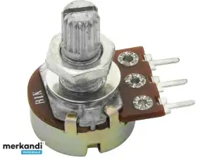 Rotasjonspotentiometer 1k ohm b linear l=15mm