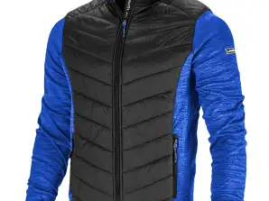 Bluza ocieplana niebiesko czarna. 