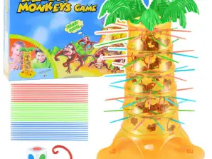 Šeimos arkadinis žaidimas Jumping Falling Monkeys Palm Tree 30cm