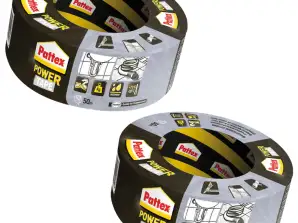2x Pattex Power Tape silber 48 mm x 50 m