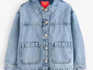 Branded denim jackets for kids, outlet, clearance, high street.
