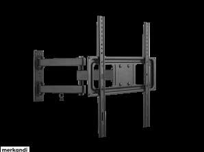 Support mural Kruger&Matz pour TV LED de 32 à 55 pouces noir ajustement vertical et horizontal