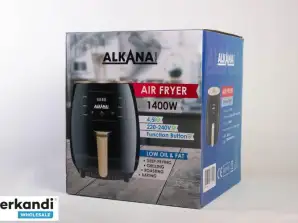 Freidora de aire ALKANA - Negro , 4,5 litros, 1400W