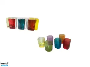 Glas Viva Stampedlis Farbe 5cl 6 Stück