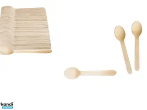 E.H. Löffel Holz 100 Stück Aku5447