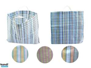 Shopping bag striped fabric