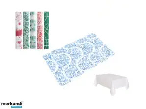PVC Tischdecke 5 Stück 1,2m perforiert enger