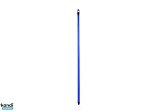 Moppstiel mit Gewinde 118cm Blau