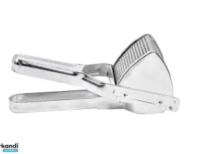 Kartoffelpresse Metall Zinn Hebel.