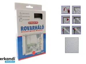 Insectennet Wit 130 150cm Klittenband eng 478