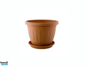 Sottobicchiere per vasi da fiori Venecia 12cm Terra