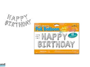 Party Requisiten ''Happy Birthday'' Folienballon Lu 23