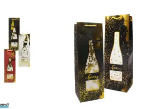 Geschenktüte Papier Wein 12 10 35cm Lu 64