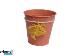 Pflanztopf aus Blech Blatt Logo 140 B 534/S D13 13H D9cm