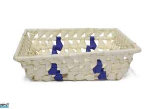 Weidenkorb Palmblatt Ziegel 8 PL 03 20 15 H5cm