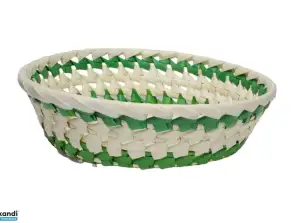 Weidenkorb Palmblatt Rund 8 PL 04 D26 H7cm