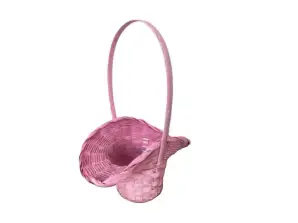 Bambus Flor. Antikrosa 66 54 A/PINK 22 17 H13/30cm