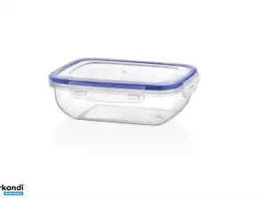 Aufbewahrungsbox Quadratisches Schnappschloss 900ml K313