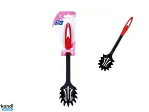 Spaghettipicker Kunststoff schwarz mit rotem Griff AP 1453