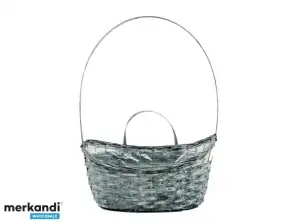 Bambus Leckerlikorb Grau 208 30/GRAU 30 16 H10/14/17/40cm