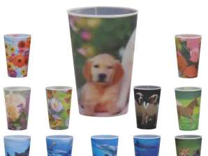 Kop Plastik 300ml 3D Decor CY2800020