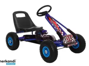Go Kart Blauw A 15 opblaasbare wielen