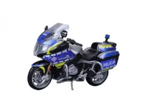 Metallmodell Motorrad Polnische Polizei 1/18