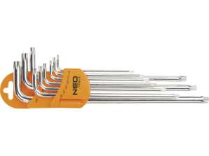 TOP 09 516 Torx T10 T50 Schlüssel. Set à 9 Stk.