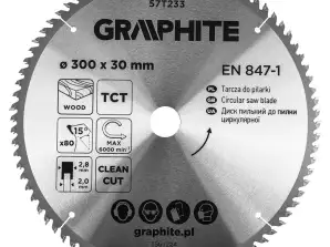 Sägeblatt. Widiowa. 300 x 30 mm. 80 Zähne