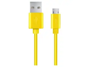 EB177Y Esperanza usb-kabel micro a b 0.5m gul