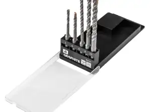 SDS Plus Doppelspiral-Steinbohrer-Set 5 x 6 x 110 mm. 6 x 8 x 10 x 160 mm. Set: 5