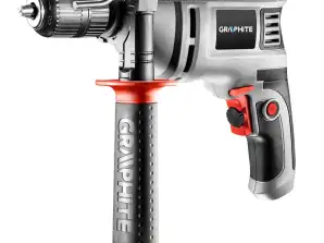 Plaktuko gręžtuvas 650W. Savaime užsifiksuojantis griebtuvas 13 mm. apsisukimai 0 3000 min??. 10 gręžimo dėklų