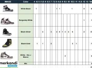 Nike JORDAN wholesale sneaker pallet 100pairs