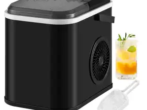 WOLTU Eiswürfelmaschine – 12 kg Eis in 24 Stunden – Tragbare Mini Ice Maker Maschine mit 1 Liter Wassertank – Selbstreinigend – Kompakt & leise – Für